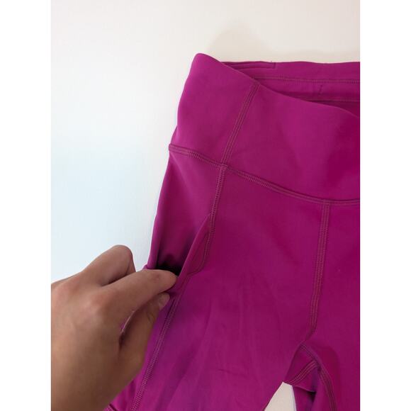 Lululemon Women Wunder Train High Rise Tight 25" Womens Size 2 Ripened Raspberry - Picture 8 of 13